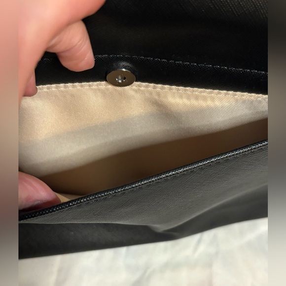 NWOT Dana Buchman Convertible Black Leather Satchel w/ Removable Shoulder Strap - Picture 15 of 15